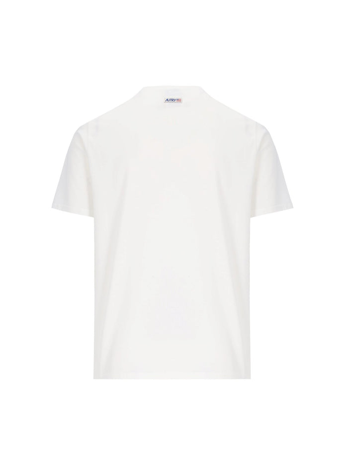 Autry T-shirt Bianco Uomo Patch Logo 2