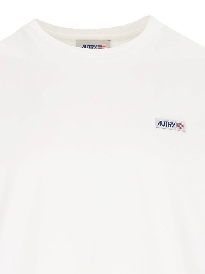 Autry T-shirt Bianco Uomo Patch Logo 3