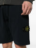 Stone Island Short Blue Men Patch Compass 4