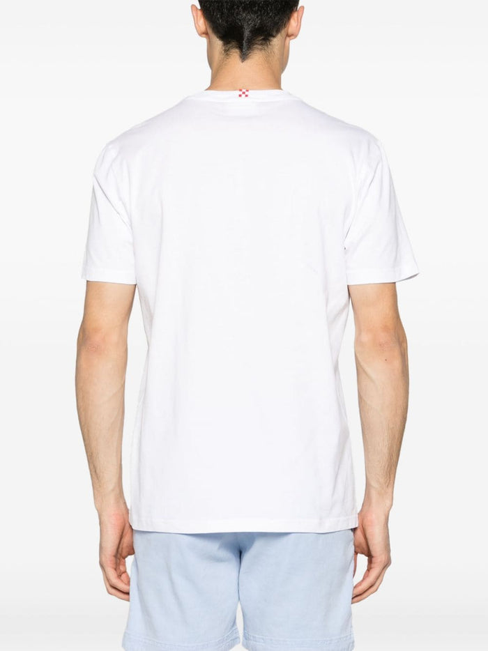 Mc2 Saint Barth Men's White T-shirt Tequila Lemon Print 3