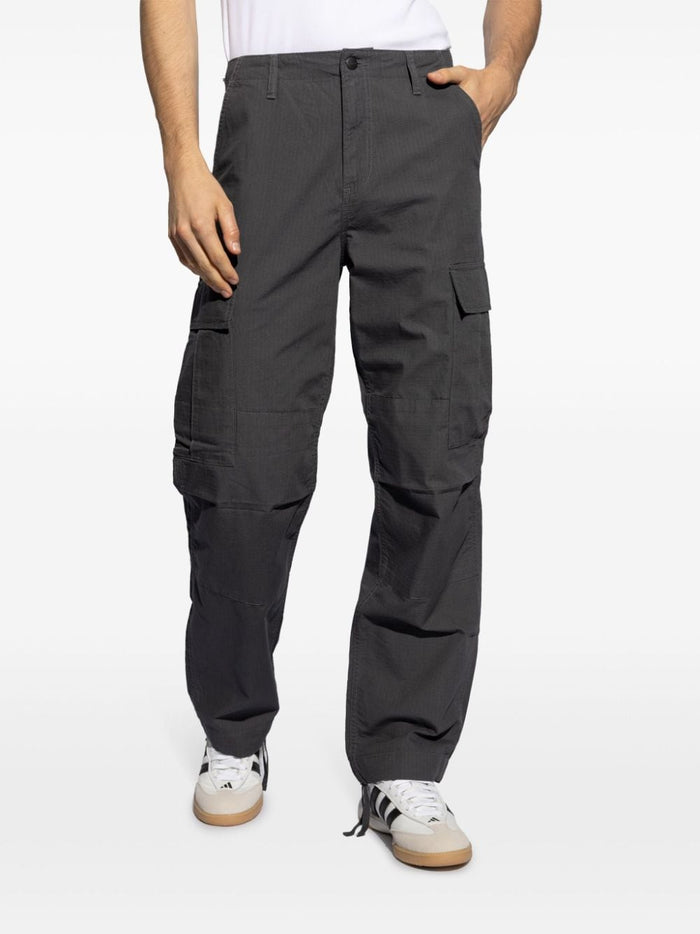 Carhartt Pantalone Grigio Uomo Ripstop Cargo 2