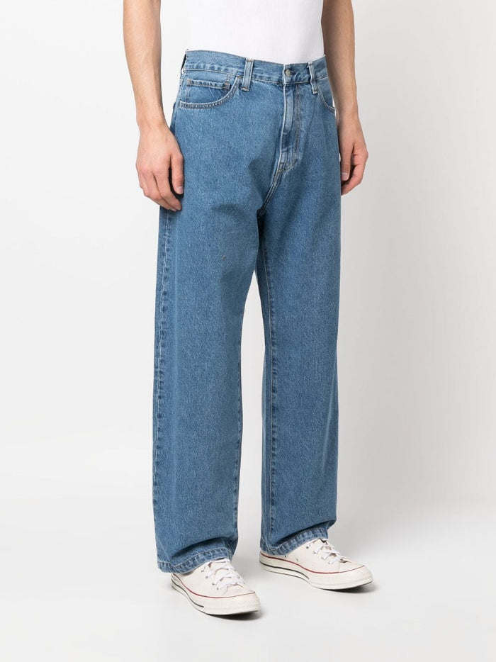 Carhartt Jeans Blu Uomo Gamba Ampia 2