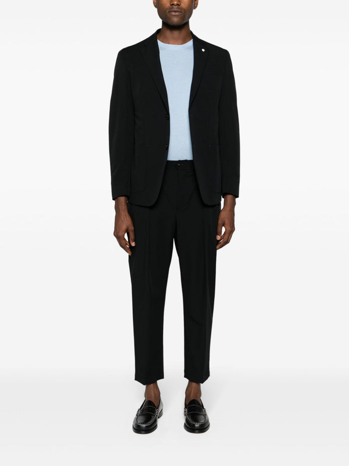 Luigi Bianchi Herrenanzug in Schwarz 6