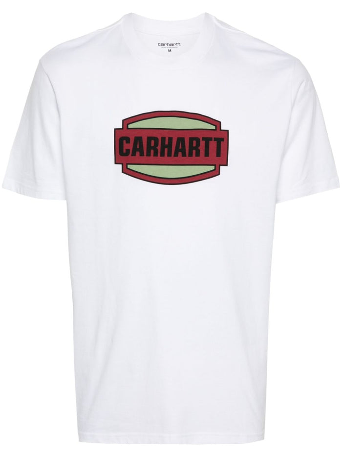 Carhartt T-shirt Bianco Uomo Stampa Logo 5