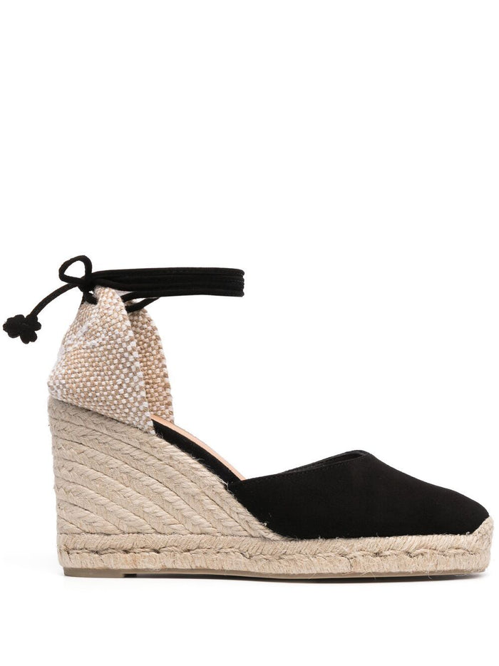 Castaner Scarpa Nero Donna Espadrillas Tacco 9.5 cm 1