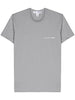 Comme Des Garcons Shirt T-shirt Grigio Uomo Stampa Logo Petto 1