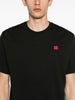 Kenzo T-shirt Nero Uomo Micro Fiore Boke 4