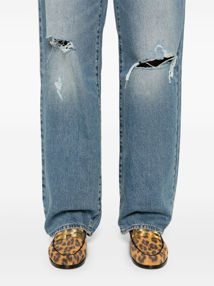 Levi's Blue Jeans Women Model Dad 4