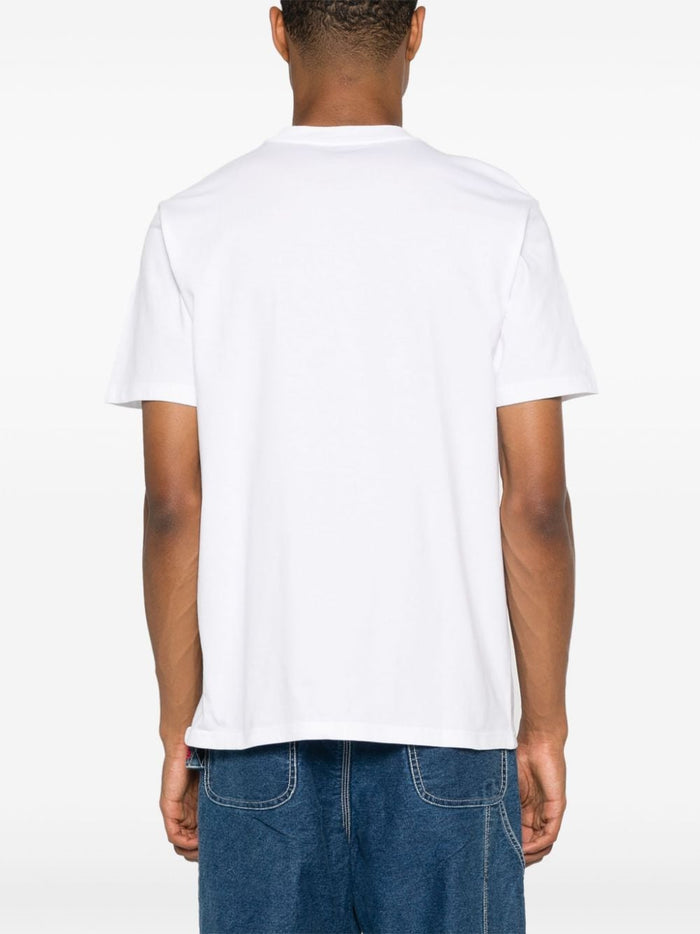 Carhartt T-shirt Bianco Uomo Stampa Logo 3