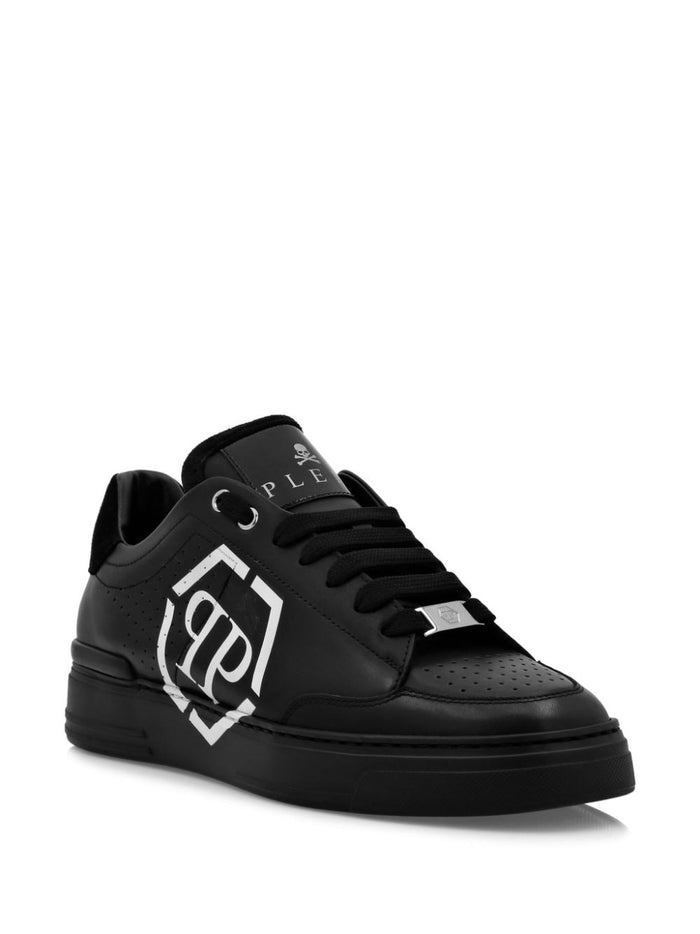 Philipp Plein Scarpa Nero Uomo Logo Hexagon 4