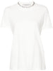 Golden Goose Deluxe Brand White Women's T-shirt Rhinestones on the neckline 5