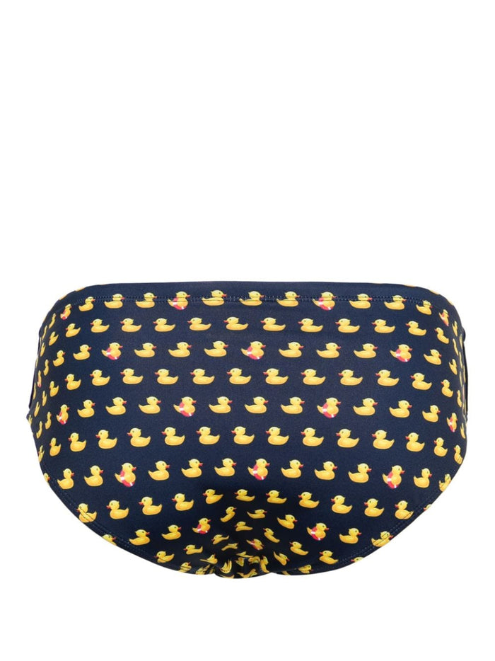 Mc2 Saint Barth Slip Blu Uomo Motivo Paperelle 2