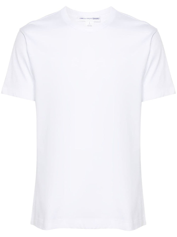 Comme Des Garcons Shirt T-shirt Bianco Uomo Stampa Logo Posteriore 5