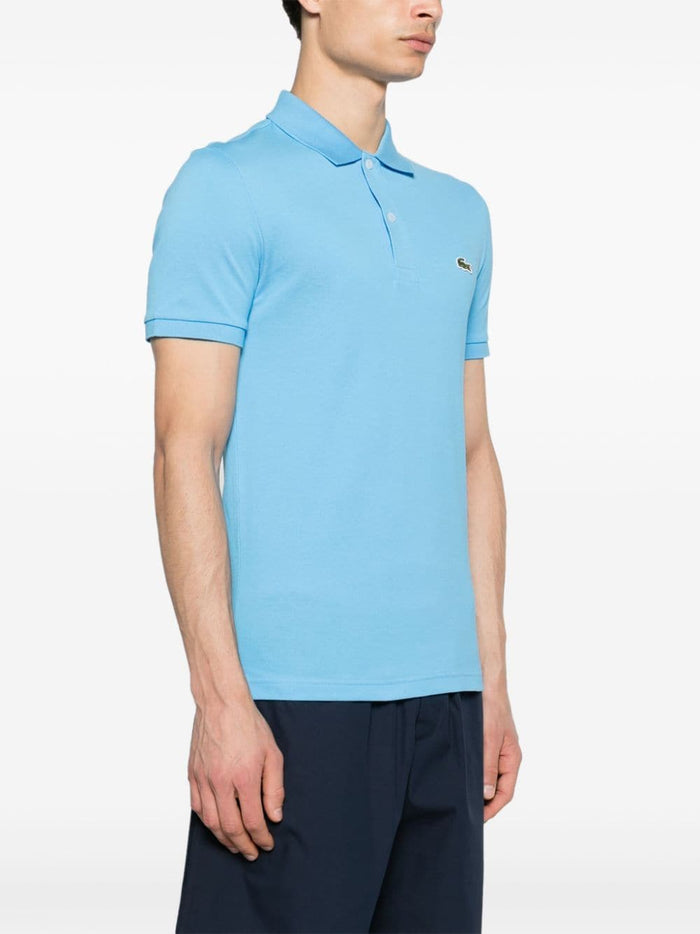 Lacoste Polo Azzurro Uomo Ricamo Coccodrillo Verde 2