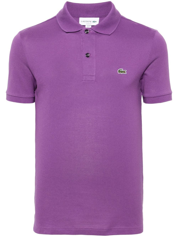 Lacoste Polo Viola Uomo Ricamo Coccodrillo Verde 5