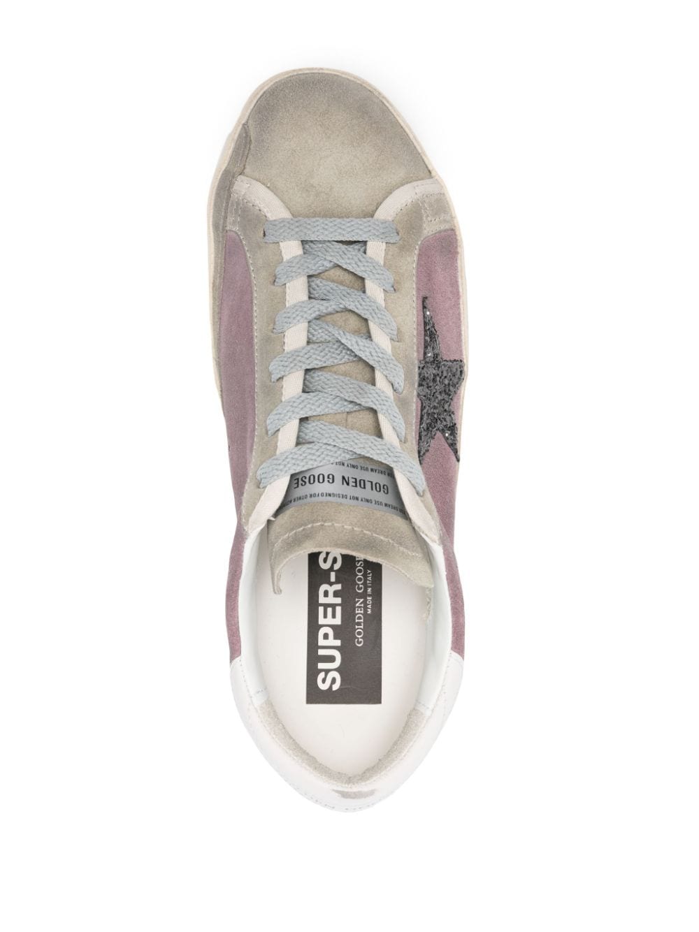 Golden Goose Scarpa Grigio Donna Super Star Dipierro