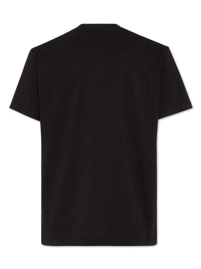 Dsquared2 T-shirt Nero Uomo Stampa Phys Ed 2