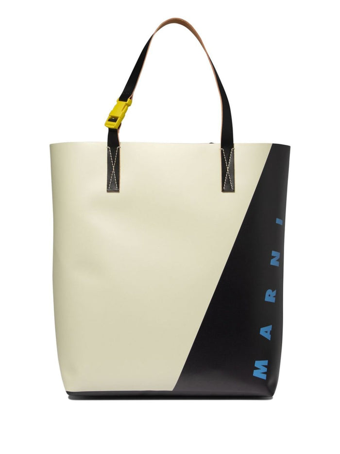 Marni Borsa Beige-Nero Uomo Tote 1