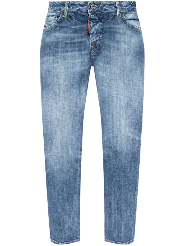 Dsquared2 Blue Jeans Women Crop 5