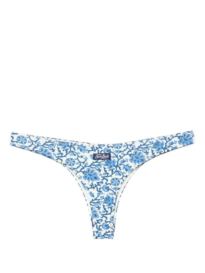 Mc2 Saint Barth Slip Bianco-Blu Donna Naomi 2