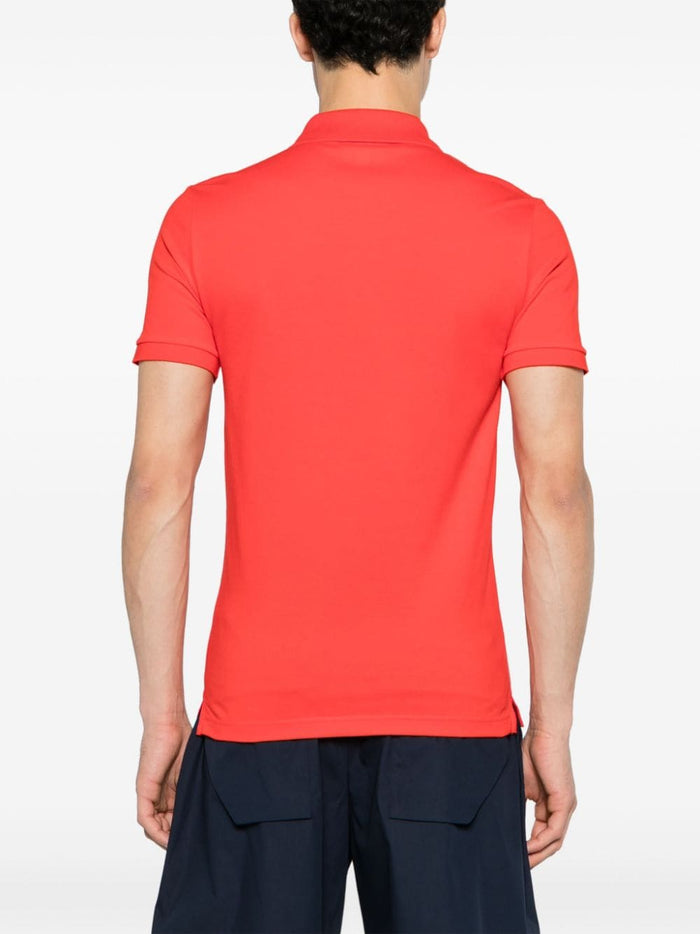 Lacoste Polo Rosso Uomo Ricamo Coccodrillo Verde 3