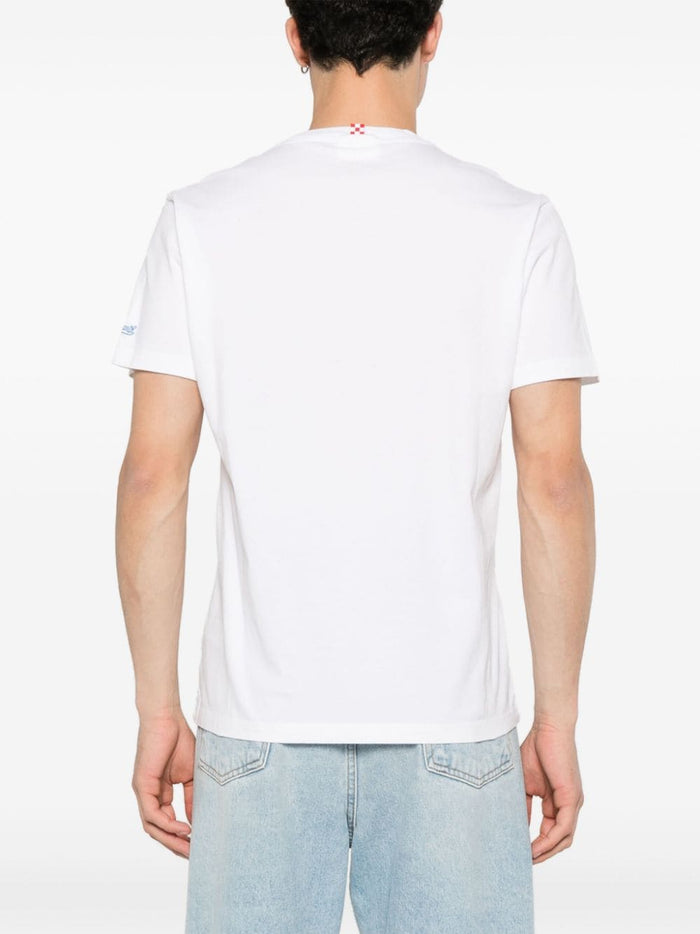 Mc2 Saint Barth White Men's T-shirt Flavor of Salt 3