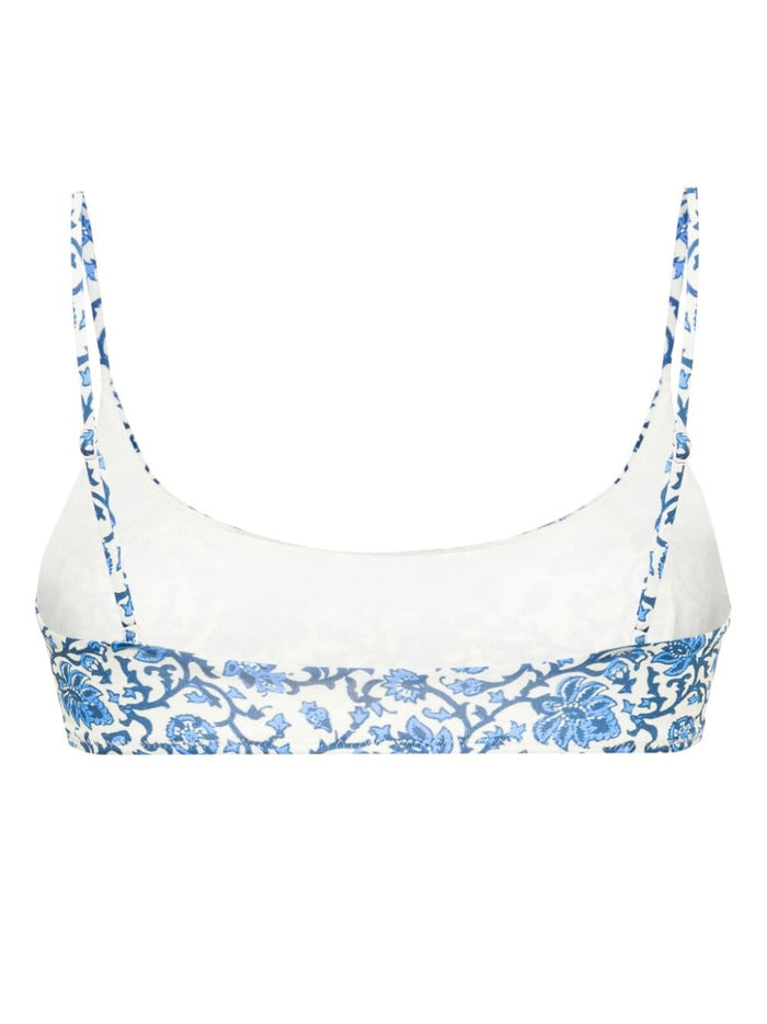 Mc2 Saint Barth Bralette Bianco-Blu Donna Judy 2