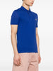 Lacoste Men's Blue Polo Shirt with Green Crocodile Embroidery 2