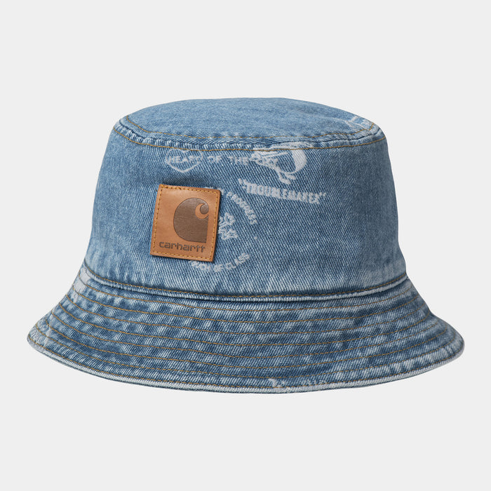 Carhartt WIP Cappellino Blu Uomo Stamp Bucket 1