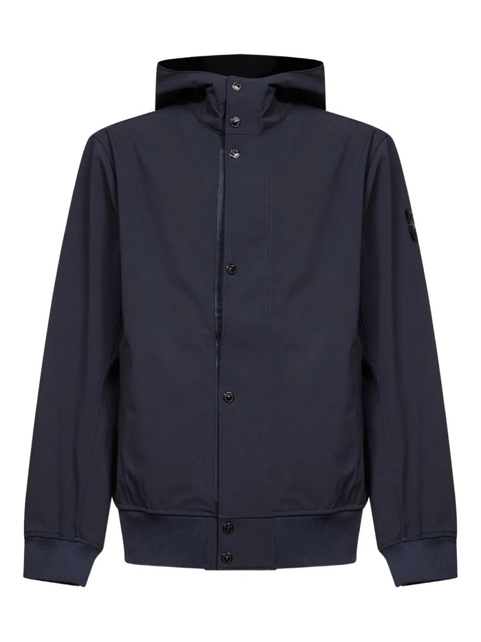 Stone Island Giubbotto Blu Uomo con Cappuccio 1