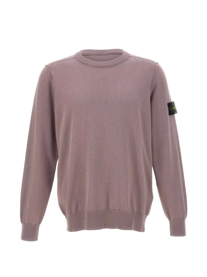 Stone Island Men's Purple Crewneck Sweatshirt 1