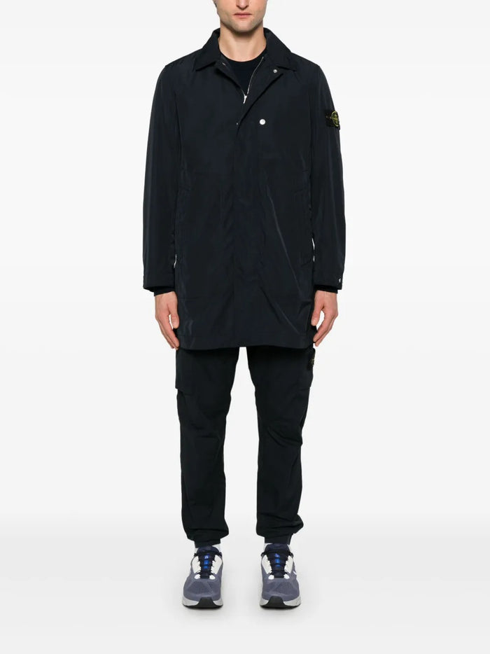 Stone Island Men's Blue Patch Logo Jumper 2