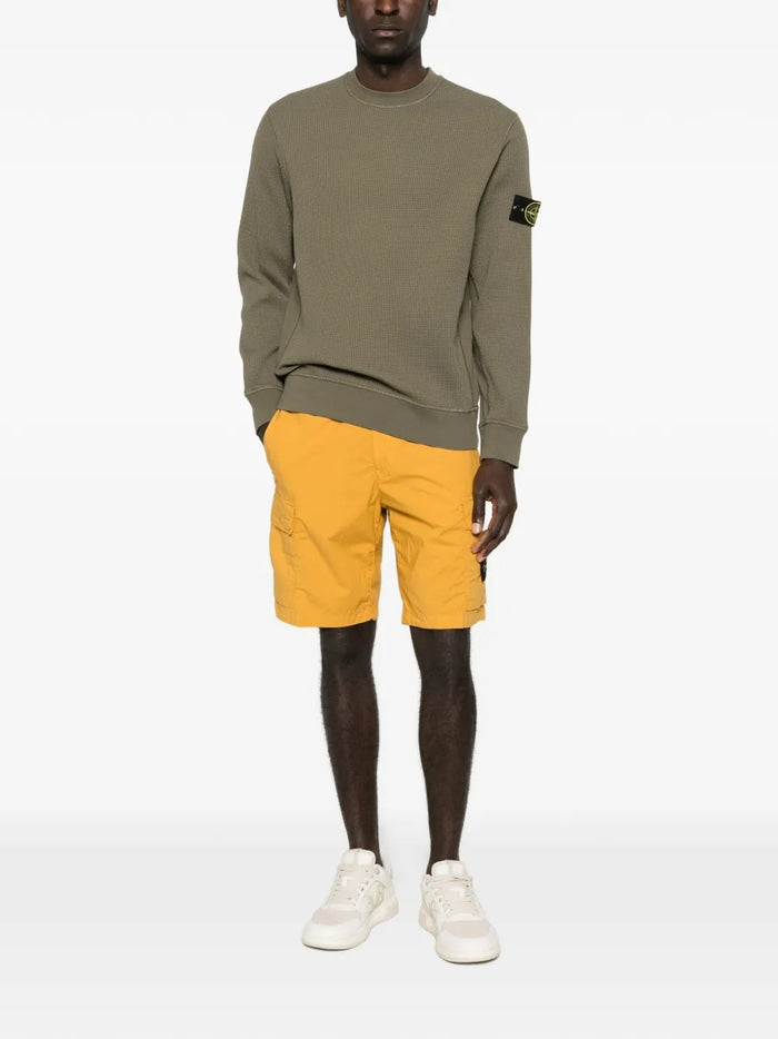 Stone Island Felpa Verde Uomo Girocollo 2