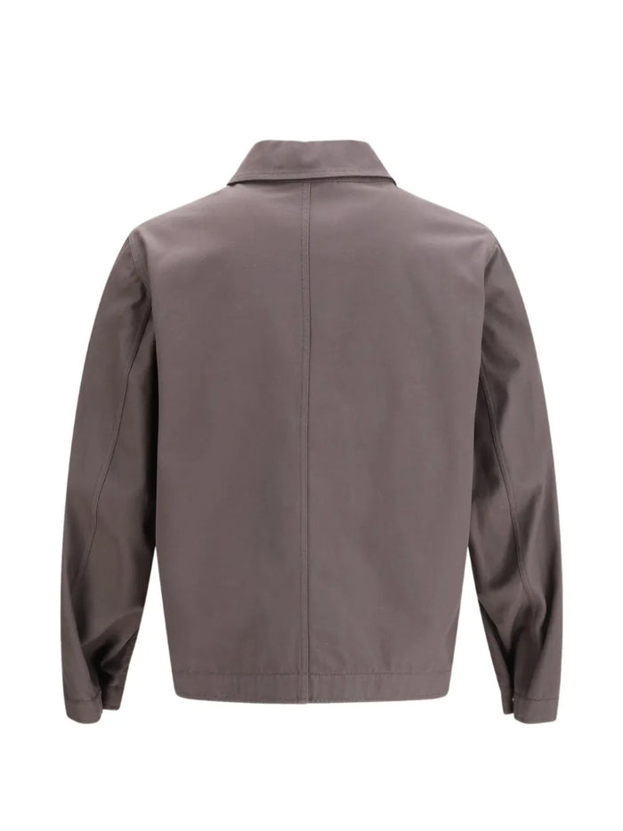 Stone Island Giubbotto Grigio Uomo con Bottoni 2