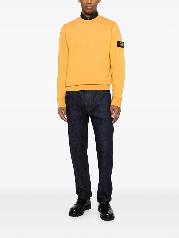 Stone Island Maglia Giallo Uomo Scollo Tondo 2