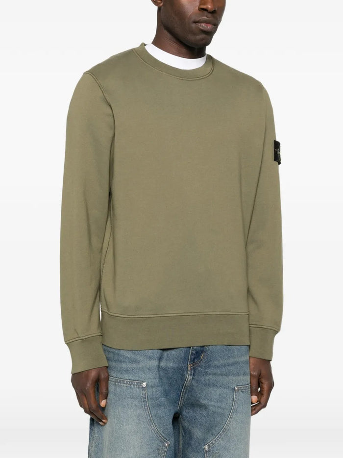 Stone Island Green Men's Compass Sweatshirt 1