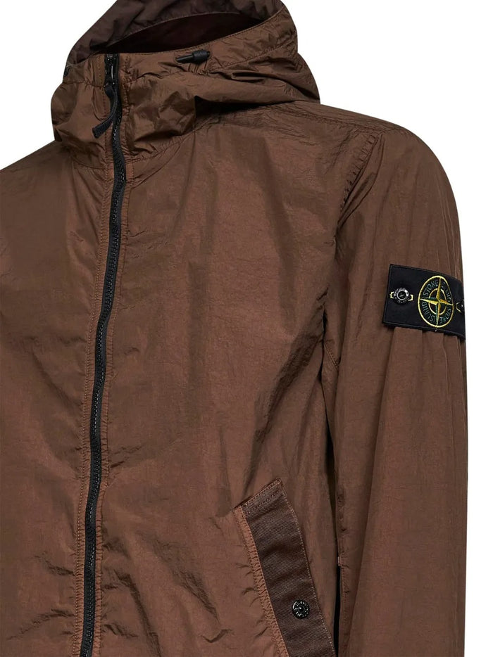 Stone Island Giubbotto Marrone Uomo con Cerniera 3