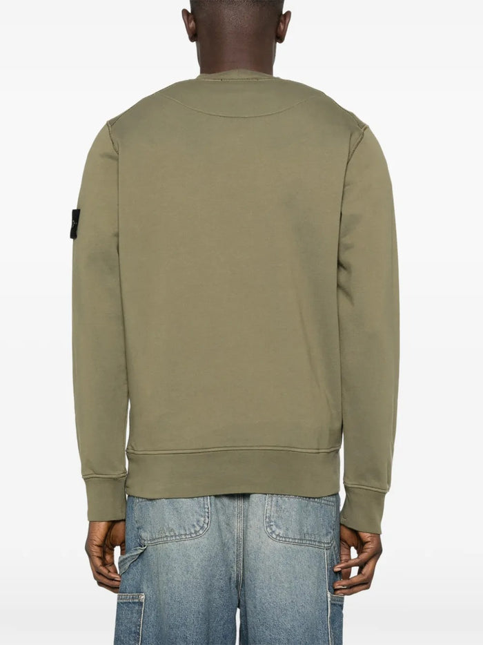 Stone Island Green Men's Compass Sweatshirt 3