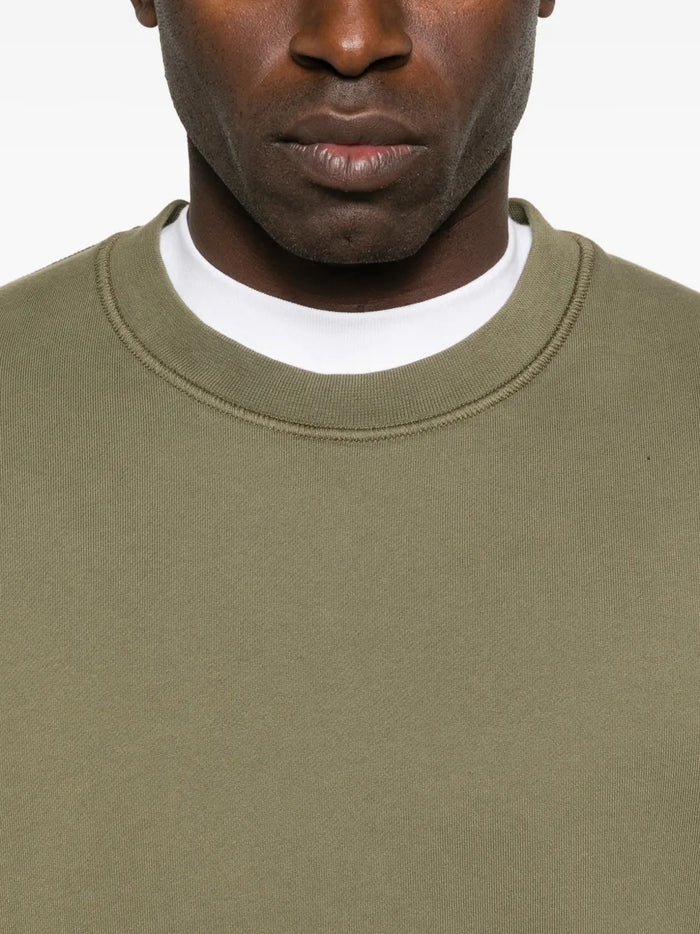 Stone Island Green Men's Compass Sweatshirt 4