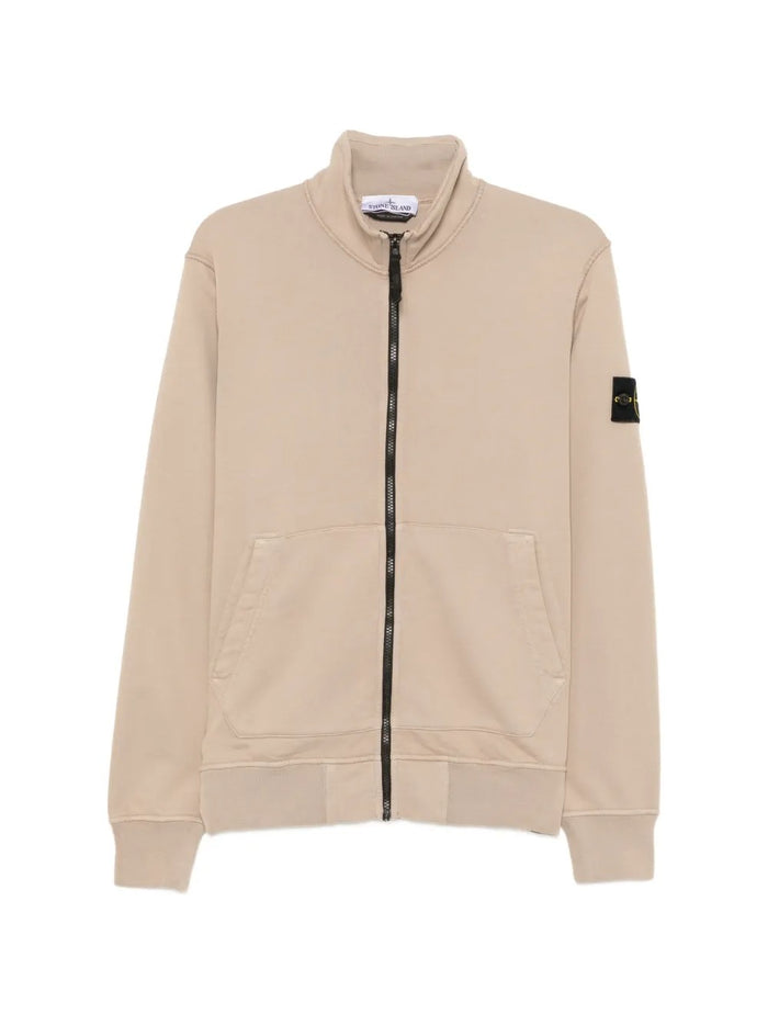 Stone Island Felpa Beige Uomo Pistagna 5