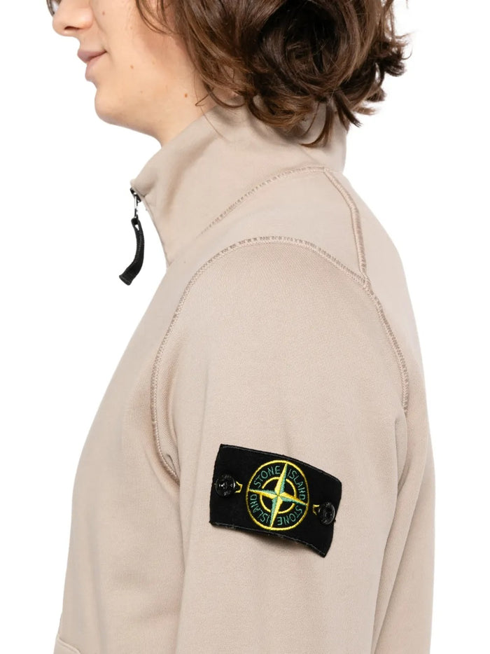 Stone Island Felpa Beige Uomo Pistagna 4