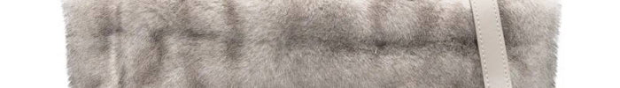 Mc2 Saint Barth Borsa Grigio Donna Colette Soft Fur - Dipierro