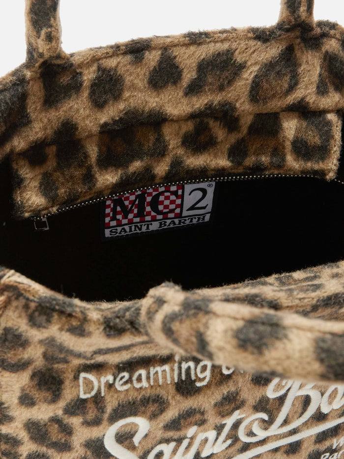 Mc2 Saint Barth Borsa Beige Donna Colette Felt 5