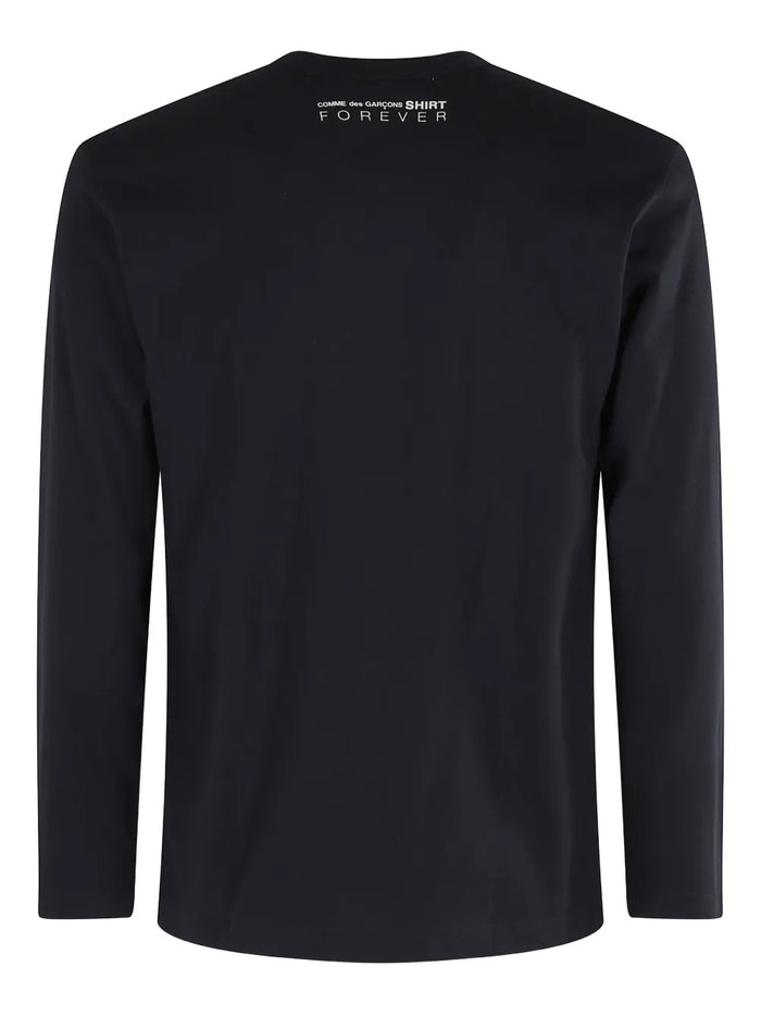 Comme Des Garcons Shirt T-Shirt Blu Uomo Maniche Lunghe 2
