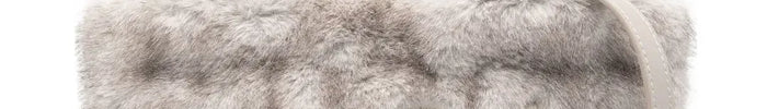 Mc2 Saint Barth Borsa Grigio Donna Mini Vanity Soft Fur Bag - Dipierro