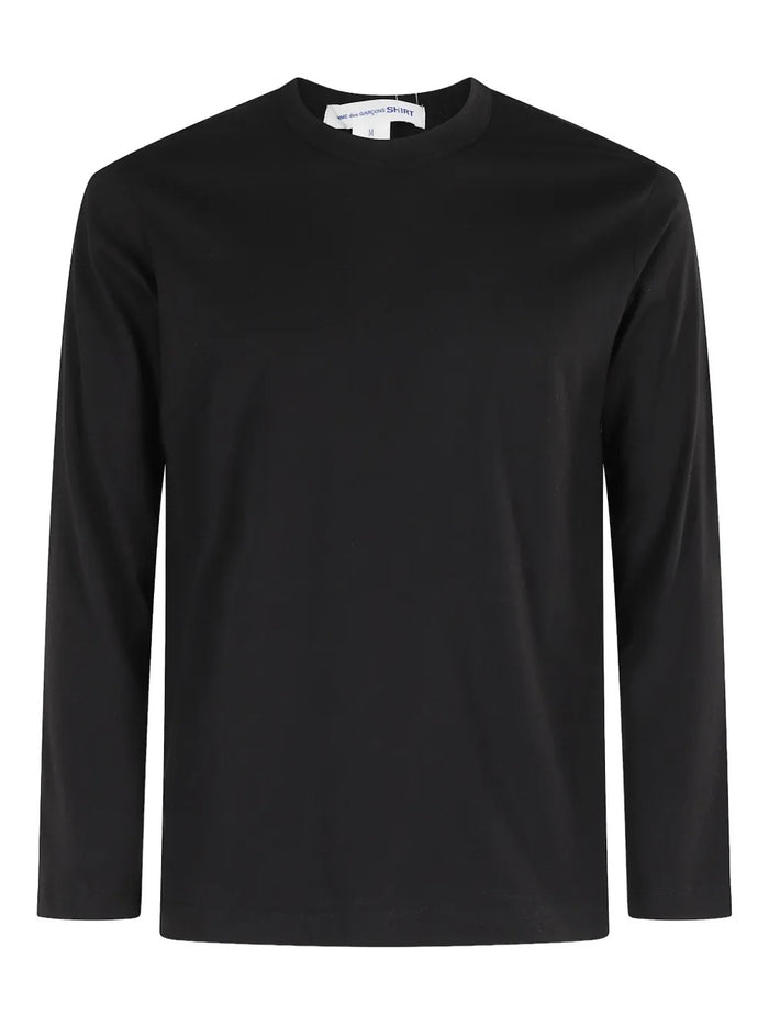 Comme Des Garcons Shirt T-Shirt Nero Uomo Maniche Lunghe 1