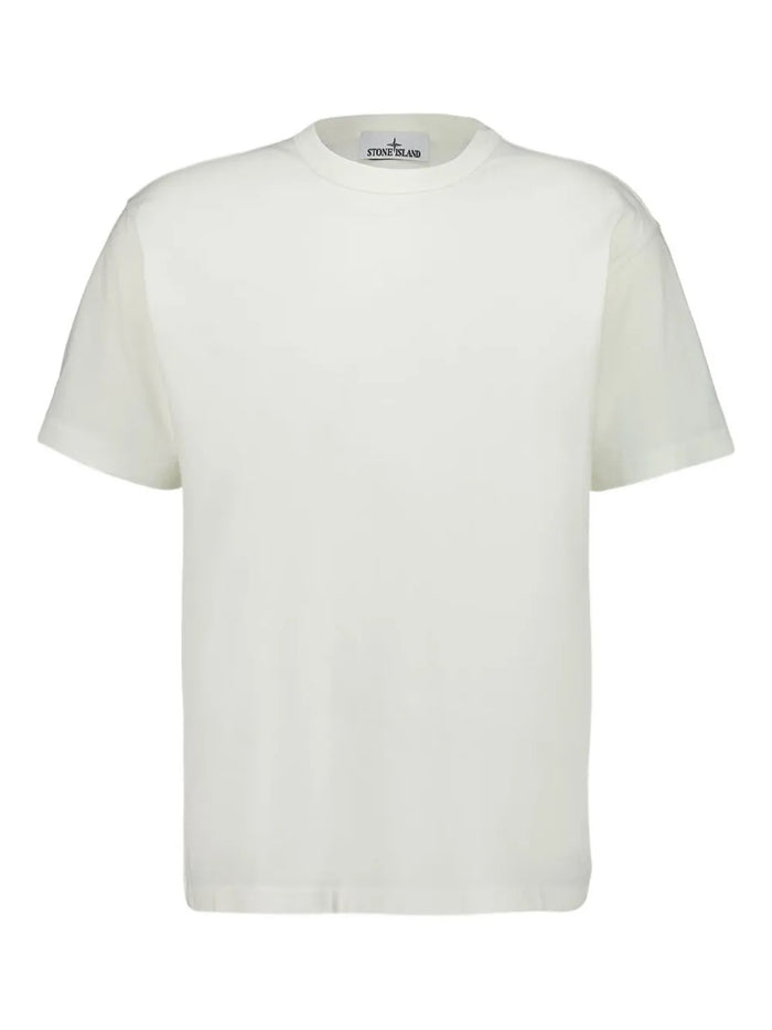 Stone Island T-shirt Bianco Uomo Basica 1
