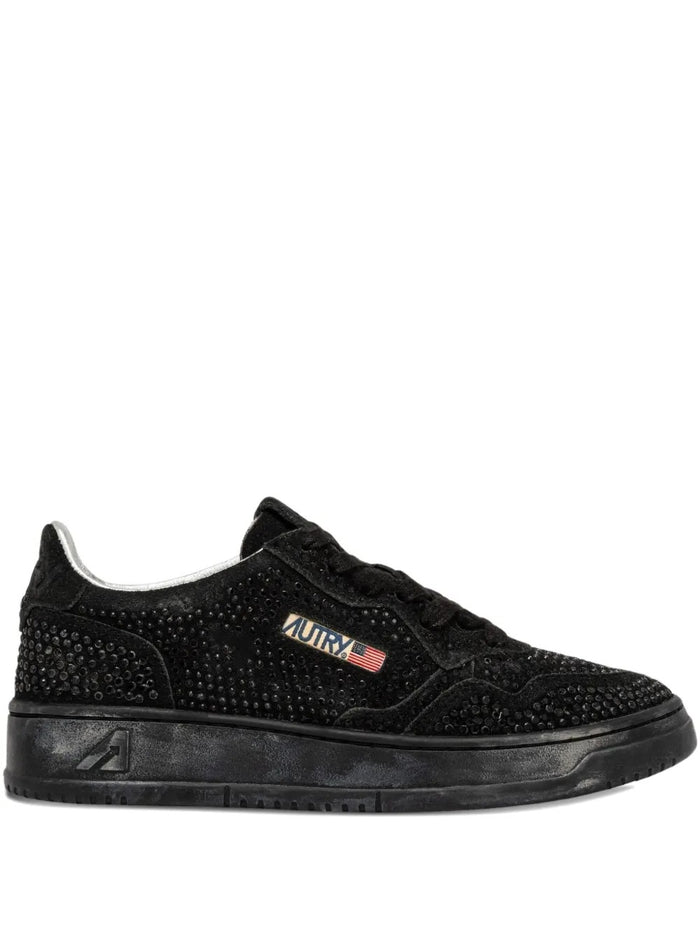 Autry Scarpa Nero Donna Medalist Strass 1
