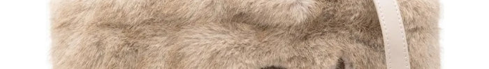 Mc2 Saint Barth Borsa Beige Donna Vanity Soft Fur Mini - Dipierro