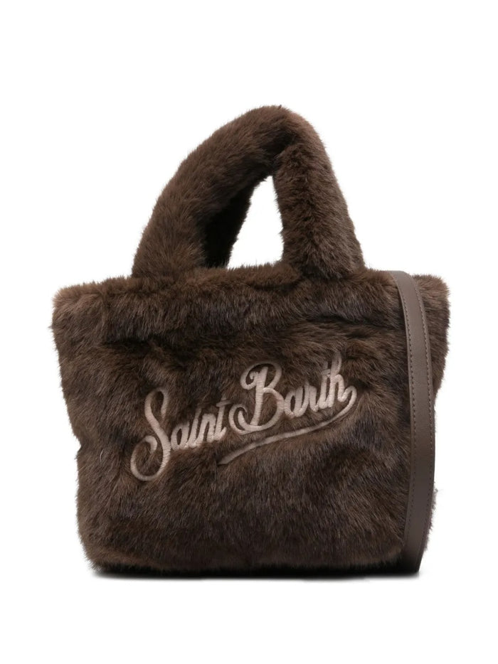 Mc2 Saint Barth Borsa Marrone Donna Vanity Soft Fur Mini 1